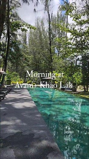 This is what the area and pool at Avani+Khao Lak Thailand looks like. Luxury travel, honeymoon hotel