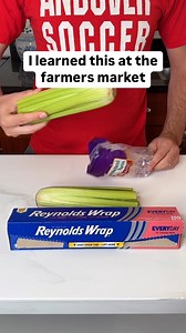 1.5M views · 12K reactions | Use foil to store your celery! 塞 #freshfood #hacks #farmersmarket #tipsandtricks #lifehacks | Home Hacks & Easy Snacks | Facebook