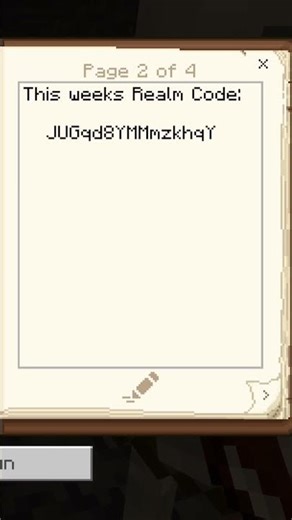 This week's realm code #minecraft #survival #adventure #realms