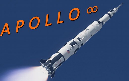 【KSP/RO】【4k/60】全复用的Apollo登月任务