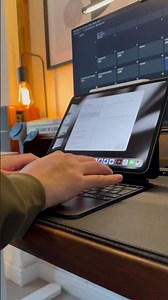 Typing on new Apple Magic Keyboard is so satisfying 😍 #ipadpro #magickeyboard #apple #ipad