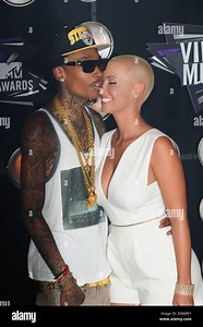 Amber Rose and Wiz Khalifa at 2011 MTV Video Music Awards held in LA Live - Los Angeles, California - 8.28.201 Stock Photo - Alamy