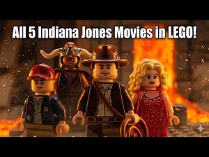 Indiana Jones LEGO Movie Recap – All 5 Episodes in Ultra Realistic Minifigure Style | LEGO Cinematic