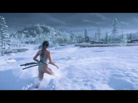 Ghost of Yotei - Walking in the Snow in Fundoshi Outfit