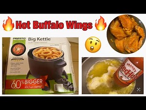 First Time Using My Presto Kettle to Make Buffalo Wings | Shay Recipes