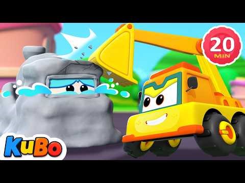 Mind Training & First Words with Construction Vehicles | Educational Kids Cartoons | LEFUN Kids TV