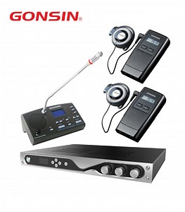 [Hot Item] Gonsin High Interpretation Audio Conference System Translation Equipment Conference Interpreting Device Console for Interpreter