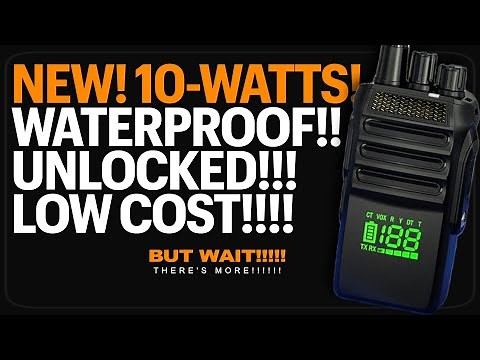 Radtel RT-493 GMRS Radio Review - NEW UNLocked, High Power GMRS Radio Just Released By RadTel