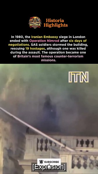 Operation Nimrod: The SAS Assault on the Iranian Embassy Siege in 1980