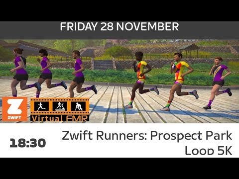 Zwift Runners: Prospect Park Loop 5K