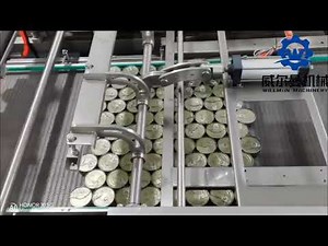Automatic basket loading and unloading machine for tin can