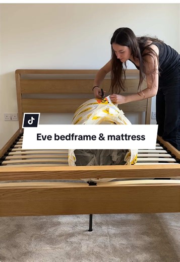 Unboxing Eve Bedframe and Mattress for My New Bedroom
