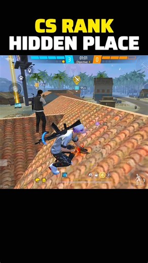 NEW CS RANK HIDDEN PLACE 😱 | HIDDEN PLACES | FF NEW HIDDEN PLACES FOR CS RANK #shorts​