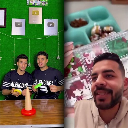 التوينز في تحدي الحلويات وماتوقعش!!😂 #family #challenge #shorts