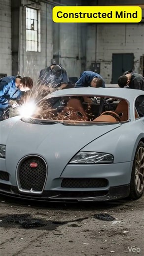 Abandoned Bugatti car Transformation | Before & After | Constructed Mind Transformation