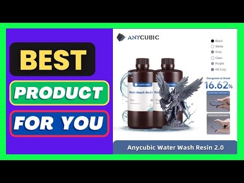 ANYCUBIC Water-Wash Resin For LCD 3D Printer High