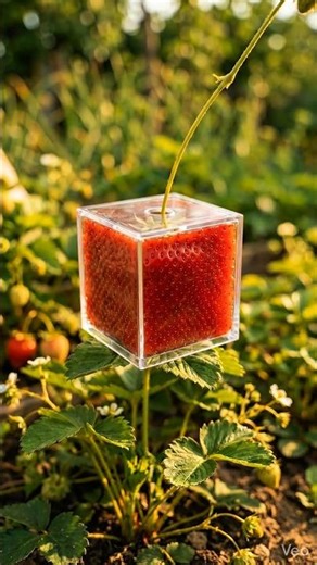 Strawberry square box Craft 🍓🔳 | Beautiful DIY Garden Idea