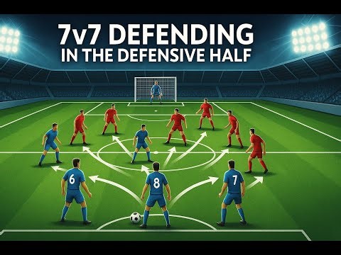 7v7 Defending in the Defensive 1/2 - Part 1