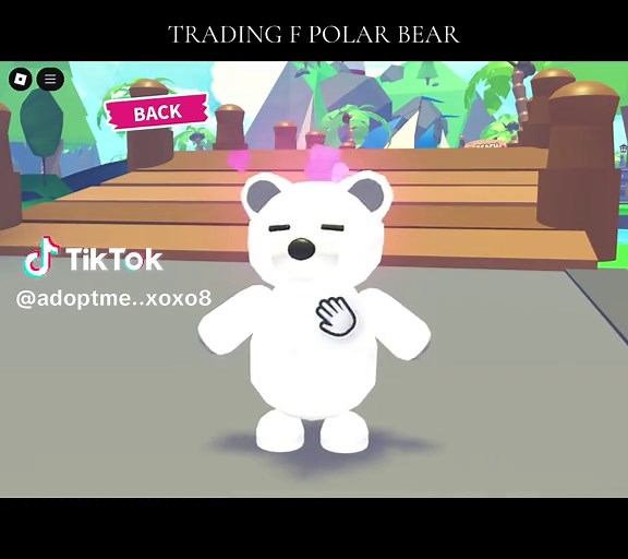 Trading Polar Bear in Adopt Me on Roblox