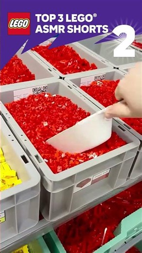 TOP 3 LEGO® Sounds That Will SATISFY Your Brain! 👂🧠 #shorts #asmr