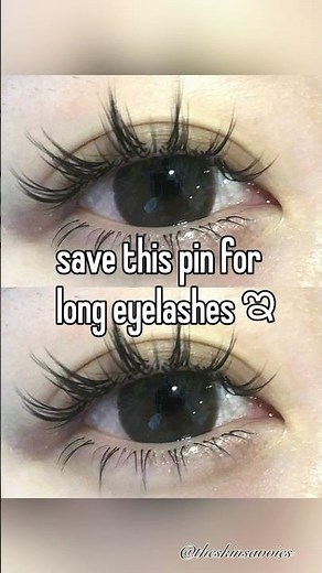 How to Grow Longer Lashes FAST!🌿💫 DIY Eyelash Serum #diy #fypシ #viralshorts #eyelashes #glowuptips
