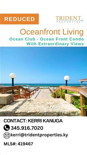 Ocean Club Condo for Sale: Waterfront Luxury in Grand Cayman