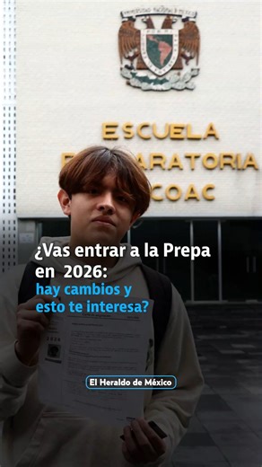 La SEP abrió la convocatoria 2026 “Mi derecho es mi lugar” para bachillerato, eliminando el examen único. 🚨 El registro será del 17 de marzo al 14 de abril y contempla ingreso directo, examen para instituciones como la UNAM y el Instituto Politécnico Nacional y modalidad mixta para garantizar un lugar a todas y todos. 📒✏️ | El Heraldo de México
