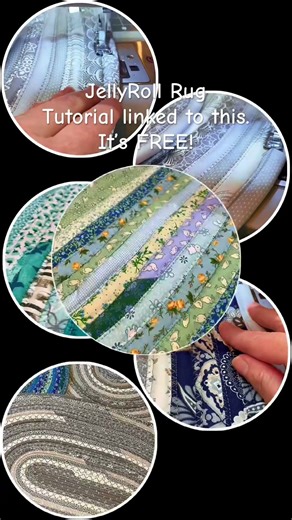 🪡 How to make a JellyRoll Rug #craft