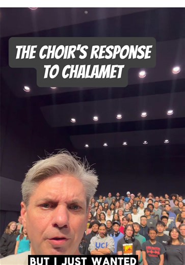 The Choir's Hilarious Take on Chalamet