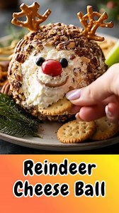Reindeer Cheese Ball 🎄🧀 Savory, Creamy & Adorably Festive – A Holiday Appetizer That’s Equal Parts Delicious and Charming! | Tasty Gastronomic