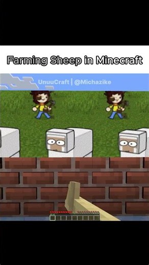 Farming Sheep in Minecraft