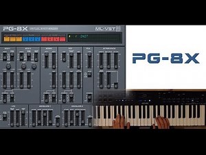 Free Roland JX-8P synth emulator - PG8X VST plugin