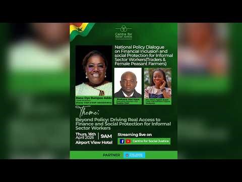 National Policy Dialogue on Financial Inclusion and Social Protection for Informal Sector Workers