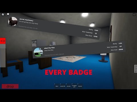 How to get ALL badges in "stupid idiot cafe" on roblox