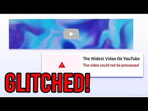 I Uploaded The Most GLITCHED Video On YouTube...