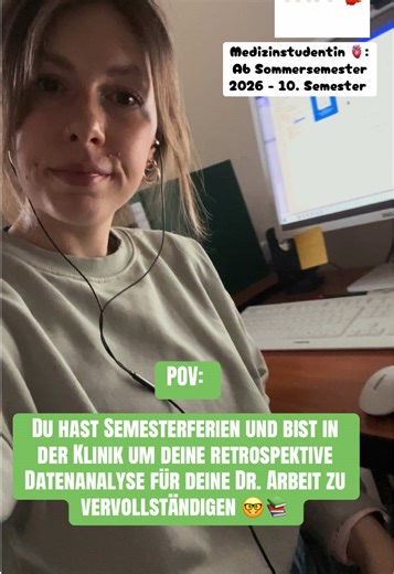 Und was macht ihr so in euren Semesterferien? ☀️ Im Medizinstudium habt ihr die Möglichkeit bereits im Studium mit eurer Dr. Arbeit zu beginnen. 🤓📚🫀 Eine Dr. Arbeit ist jedoch kein MUSS für den Abschluss sondern eine freiwillige Angelegenheiten. Habt ihr Fragen zum Thema „Medizinstudium“ oder „Dr. Arbeit“ oder was die Studierenden sonst so hier in Brandenburg in den Semesterferien machen??? ☺️ Schreibt es uns in die Kommentare! 🫶🏻 #medizinstudium #medizinstudieren #klinik #arzt #mhb