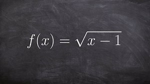 Learn how to determine the domain of a radical function