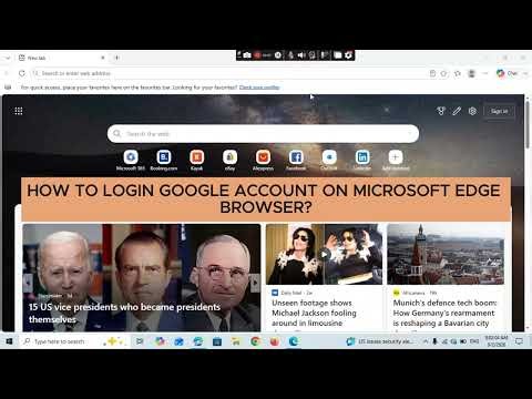 How To Login Google Account On Microsoft Edge Browser | Sign In To Google On Edge Browser 2026