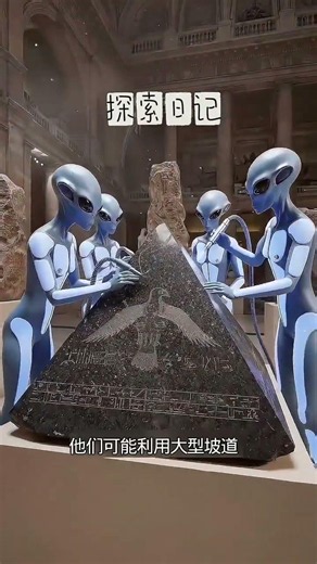 埃及，公元前2600年。古埃及人完成了金字塔最後一步。他們把一塊重達數噸的奔奔石，放到了146米高空。 #未解之謎