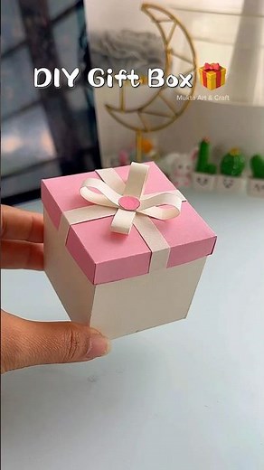 DIY Easy Gift Box That Looks Expensive 👀✨🎁#shorts #art #diy #craft #youtubeshortsindia