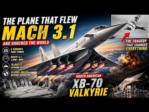 XB-70 Valkyrie: The Mach 3 Monster That Shocked the World | Untold Story #XB70 #Valkyrie