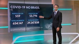 Brasil tem 559 mortes por Covid-19 em 24 horas