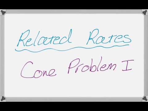 Related Rates - Filling a Cone Problem