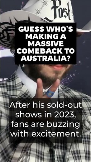 Post Malone Set to Headline Australia's Strummingbird Festival in 2026
