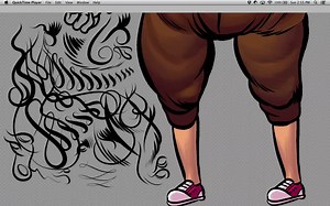 Photoshop Inking Brush水墨模拟PS笔刷笔触预设