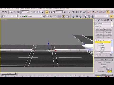 3ds MAX - Sweep Modifier - Calçada e meio-fio - SideWalk - Part 3