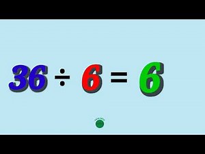 Simple Division Table 6÷ maths very easy mathematics
