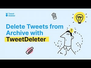How to Delete Tweets from Archive with Tweetdeleter