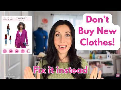 Before You Buy New Clothes… Watch This (Easy Alterations + DIY Blazer)