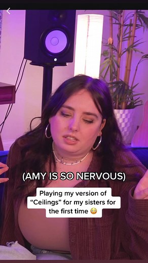 18K views · 168 reactions | Amy shows us her arrangement of “Ceilings” in our latest YT video!! Watch the full video on our channel! #ceilings #lizzymcalpine #cover #cimorelli | Cimorelli | Facebook